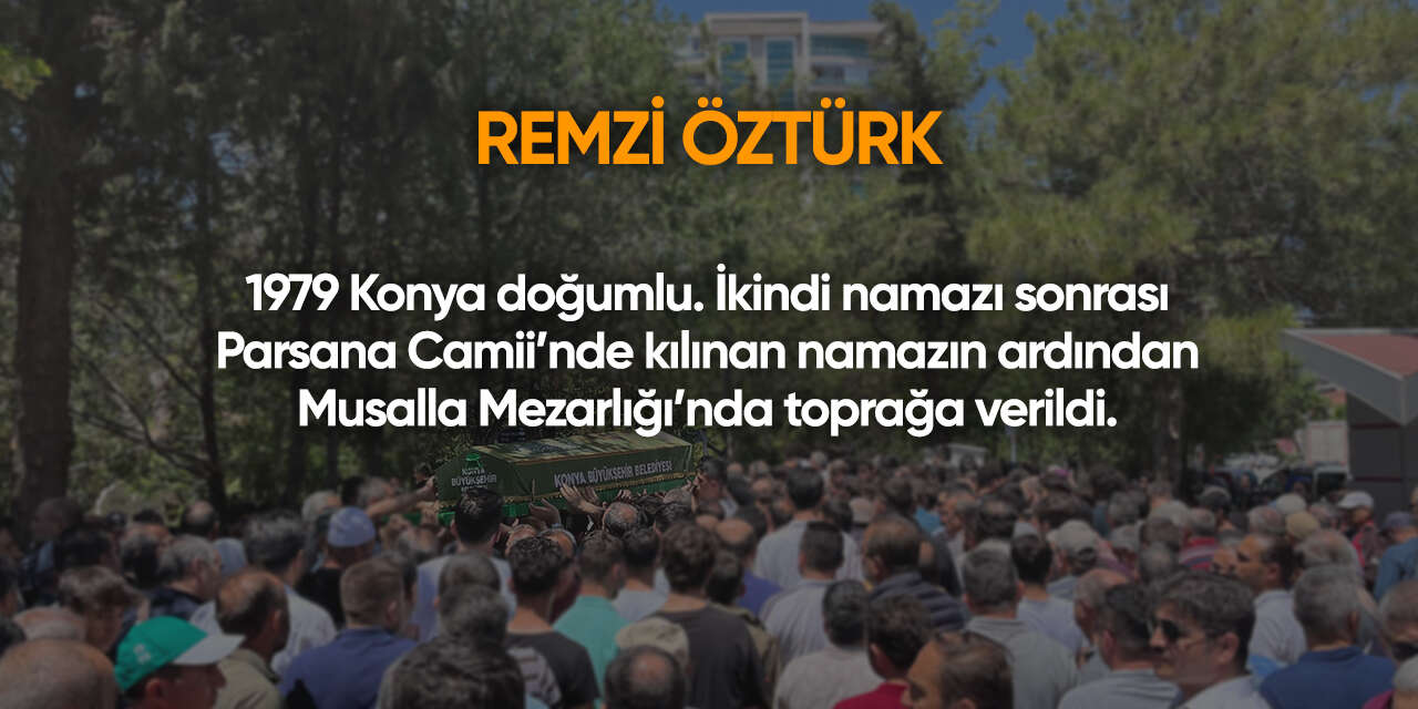 Konya'da bugün vefat edenler | 25 Eylül 2026 4